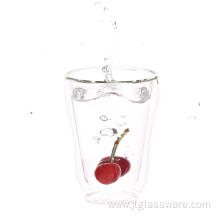 Double Wall Heat ResistAnd Glass Cup For Coffee